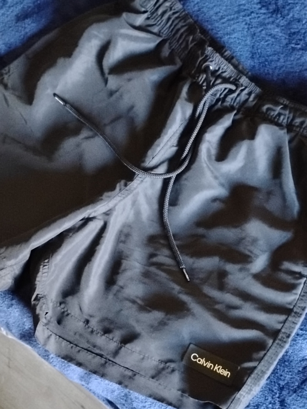 Calvin Klein Black Men's Hybrid Swim-Active Shorts